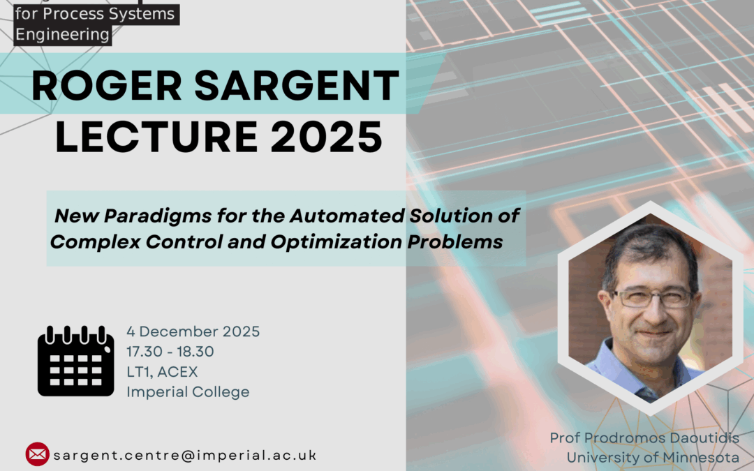 Roger Sargent Lecture 2025