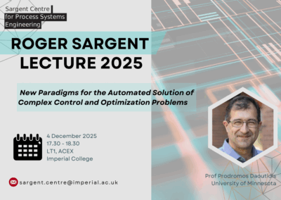 Roger Sargent Lecture 2025