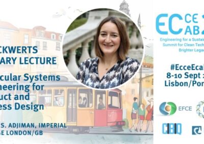 Claire Adjiman to give the Danckwerts Plenary Lecture 2025