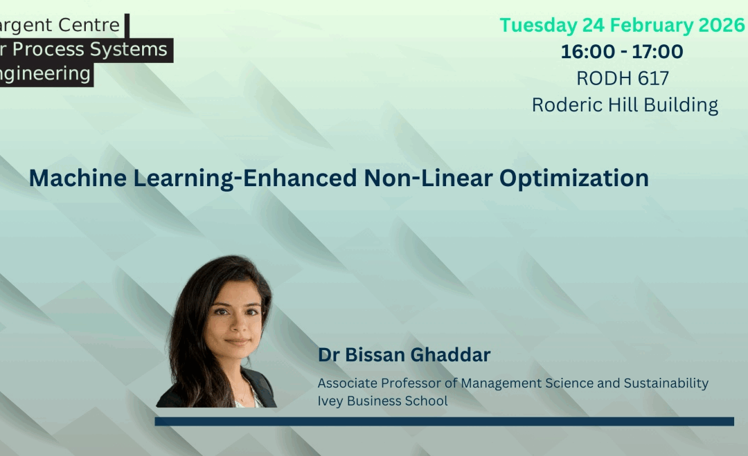 Seminar series: Dr Bissan Ghaddar