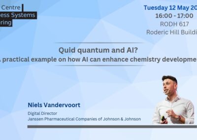 Seminar series – Niels Vandervoort